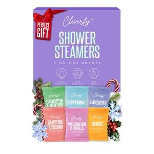 NWT Cleverfy Shower Steamers Shower Bombs - 6 Tablets